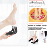 Electric Foot Callus Remover Kit Portable Foot File Pedicure Tools IPX7 Waterproof for Cracked Heels Calluses Dead Skin Remover