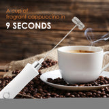 Electric Milk Frother Mini Foam Milk Blender Milk Beater Foam Machine Portable Cappuccino Coffee Mixer Foamer Kitchen Wireless