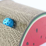 Cat Scratcher Melon-shaped Cat Litter Cat Claw Plate Litter Grinder Corrugated Paper Cat Scratch Basin Cat Toys Cat Supplies