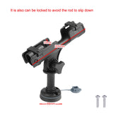 Fishing Rod Pole Holder Rack 360 Adjustable Removable Kayak Boat Support Boat Fishing Tackle Accessories Pole Bracket