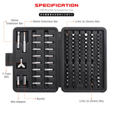 100Pcs Screwdriver Set Magnetic Torx Hex Phillips Bit Adjustable Ratchet Handle Screw Bolt Nuts Driver Repair Tool Kit