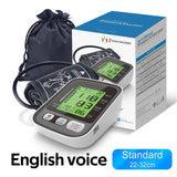Digital Arm Blood Pressure Monitor Medical LCD Screen Electric Automatic Digital Heart Rate PR Tonometer Sphygmomanometer