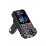 1.8"Wireless Car Bluetooth FM Transmitter Aux Supports QC3.0 Charging Treble And Bass Sound Music Player Car Charger Quick
