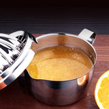 Manual Lemon Orange Manual Fruit Juicer Stainless Steel Kitchen Accessories Tools Citrus Raw Hand Pressed Juice Maker
