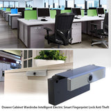 Fingerprint Lock Door Smart Safe Drawer Cabinet Intelligent Office Household Anti Theft Desk Home Living Mini Wardrobe Electric