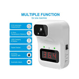 Automatic Digital Thermometer Outdoor Infrared Thermometer Digital Wall Mounted Forehead Fever Termometer For Baby Adults White