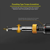 0.1-0.6Nm Presetting Type Adjustable Torque Screwdriver Multifunctional Hand Tools Hex Socket Repairing Tools Screwdrives
