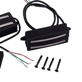 Guitar Pickup 4 Wire for Electric Guitar Pickup Dual Hot Rail Humbucker Electric/Pedal Steel Guitar Parts Aceessaries