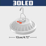 Rechargeable LED Bulb Lamp Remote Control Solar Charge Lantern Portable Emergency Night Market Light Outdoor Camping Home