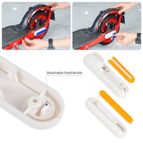 4 Set Electric Scooter Wheel Hubs Cap Fork Reflective Strips Wheel Side Decorative Cover with Screws for M365 PRO PRO2 1S