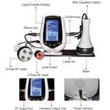 40K Cavitation Ultrasonic Weight Loss Beauty Machine Multi-polar RF Radio Frequency Skin Lift Tighten Anti-wrinkle Rejuvenation