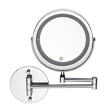 Led 10X nifying Makeup Shaving Vanity Mirror Bathroom Wall Mount 360°
