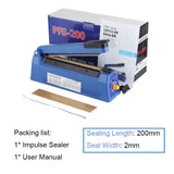 Plastic Bag Sealer Machine 8 Modes Heat Sealer Fast Heating Sealing Machine Food Packing Kitchen Appliance
