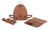 New Design Diaper Bags Luxury Vegan Leather Diaper Backpack Large Capacity Baby Bags Waterproof  Changing Bag for Mom Bebes