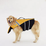 Dog Life Size Adjustable Dog Life Preserver Durable Life Vest Buoyant Lifesaver Size XS (Yellow)