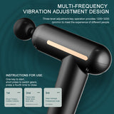 New Body Massage Gun Exercising Touch Screen Button Exercising Muscle Pain Relief  Relax Sport High Speed Vibration Massager