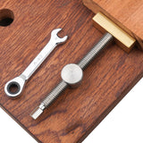Woodworking Desktop Clip Fast Fixed Clip Clamp Brass Fixture Vise for 19/20MM Dog Hole Joinery Woodworking Benches Tools