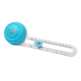 Circular Paper Cutter Rotary Circle Cutter Manual Round Cutting Tool Paper Trimmer Scrapbooking Tool with Replacement CutterHead