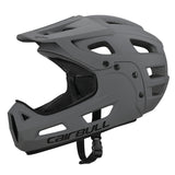 CAIRBULL Full Face Bike Helmet Adult Cycling Helmet with Detachable Chin Guard and Visor for Mountain Biking racing bike helmet