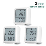 Tuya WIFI Temperature and Humidity Sensor Indoor Hygrometer Thermometer Detector Support Alexa Google Home smart life