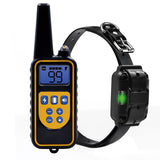 Electric Remote 800m Control Dog Training Device LCD Display IP67 Waterproof Beep/Vibration/Electric Shock All Size Dog Collar