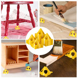36 Pcs Painters Paint Stand, Cabinet Door Painting And Drying Rack, Painting Stand For Canvas. Plastic Mini Cone Risers