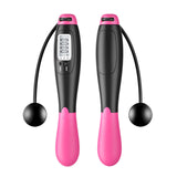 Cordless Jump Ropes Weight Loss Skip Rope ABS Smart Digital Jump Ropes Men Women Fitness Body Building Exercise Jumping Rope