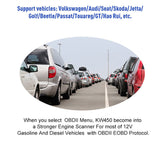 KW450 OBD2 Scanner Auto Code Reader OBD II Car Diagnostic Scanner forVW forAudi forSeat forSkoda Professional Car Tools