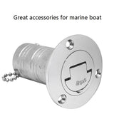 316 Stainless Steel Marine Boat Deck Fuel Filler Caps GAS DIESEL FUEL WASTE WATER 38mm 50mm Fill Caps Yacht Hardware Accessories
