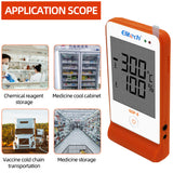 GSP-6 Temperature Humidity Data Logger USB Temp Recorder Vaccine Temperature Monitor 16000 Points Refrigeration Cold Chain