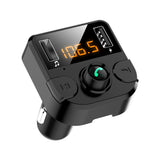 Car Bluetooth mp3 Music Player FM Transmitter Audio Radio Adapter with Dual USB Charger QC3.0 TF Card BT36B
