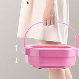 Mini Folding Washer Household Automatic Cycle Cleaning Washer Creative Energy-saving Lightweight for Socks Underwear Cleaning