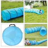 Large Pet Tunnel Collapsible Cat Tunnels Outdoor Cats Tent Play Tube Toy Indoor Foldable Dog Training Toy Tubes Large Cats Dogs