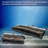 Aquarium Fish Tank Polyresin Titanic Boat Ship Wreck Ornament Fish Tank Aquarium Pet Underwater Decor Viewing Decorations