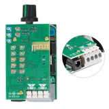 USB Digital Mini bluetooth 5.0 Digital Amplifier Board DAC Amp w/Sound Level Meter 50W*2 Without Power Adapter Green