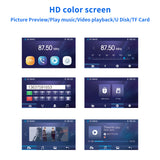 Bluetooth 5.0 Car MP5 Player FM Transmitter Support TF U disk music player with Remote Controller Multi Media Player