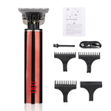 2021 New Hair Trimmer For Man USB Rechargeable  LCD Hair Clipper Barber Shop Men's Shaver Trimmer Beard Hair Cutting Machine
