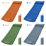Lightweight Camping Mat with Air Pillow Portable Air Mattress Camping Sleeping Mat Waterproof Backpacking Sleeping Pad