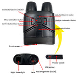 NV4000 12 Megapixel Outdoor Infrared Optical Binocular Night Visions 3 Inch 10 Languages 5X Digital Zoom Photo Video Playback