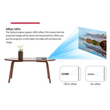 Full HD 1080P Projector Led Wifi Mini Data Show Home Cinema Portable Overhead Projector PR45