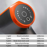 Massage Gun Fascia Gun Sport Therapy Muscle Massager Body Relaxation Pain Relief Slimming Shaping Massager With LCD Display