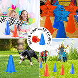 20 Pcs 9Inch Cones Sports,Training Cones For Soccer,Agility Field Marker Cones For Drills Outdoor Football Basketball
