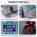 RC Stunt Drift Car Off-Road Vehicle Remote Control Dinosaur Toys 360° Rotation 2.4 GHz 4 WD Monster Truck Birthday Gifts For 6+