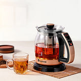 1.2L Electric Kettle Automatic Glass Health Preserving Pot Household Portable Mini Multi-function Cooker Tea Dessert Cooker