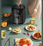 220V 4.5L Household Electric Food Air Fryer Home Appliance Steaming Oven Meat Chicken French Fries Frying Machine