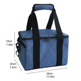 Picnic Insulated Cooler Bag Crossbody Waterproof Leakproof Lunch Box for Outdoor