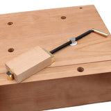 Extended Brass Woodworking Desktop Clip Fast Fixed Clip Quick Fixture Clamping Tool Kit for 19MM/20MM Hole Woodworkenches Tools