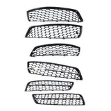 2Pcs Fog Light Lamp Cover Gloss Moulding Lightweight Accessories Replacement for Audi A3 8P 2008 - 2012 Models Bumper