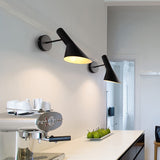 Nordic Bedroom Bedside Lamp Wall Lamp Simple Modern Aisle Corridor Hotel Golden Background Wall Lamp Creative LED Lamp