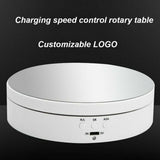 High Power Electric Rotating Jewelry Display Stand Base Jewelry Organizer Turntable Jewellery Packaging Display Box